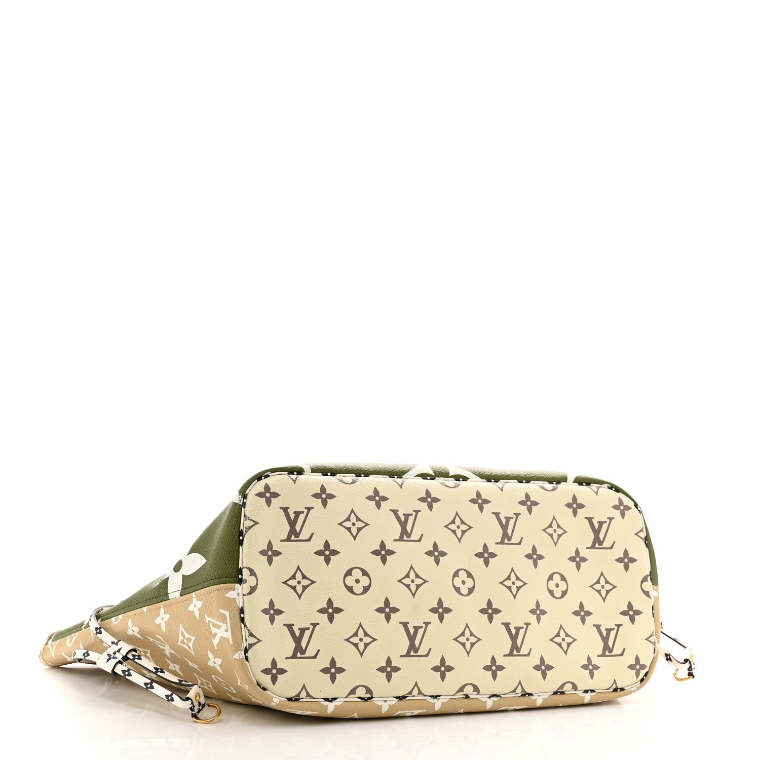 Louis Vuitton Monogram Giant Neverfull MM Kaki 5 of 14