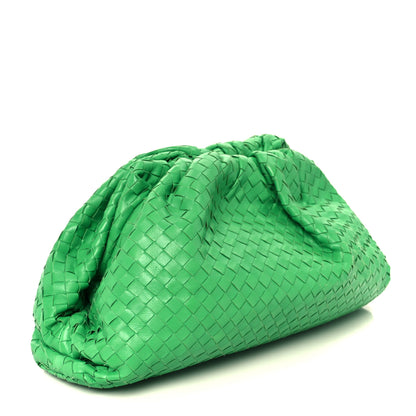 Bottega Veneta Nappa Maxi Intrecciato The Pouch Oversized Clutch Parakeet 3 of 11