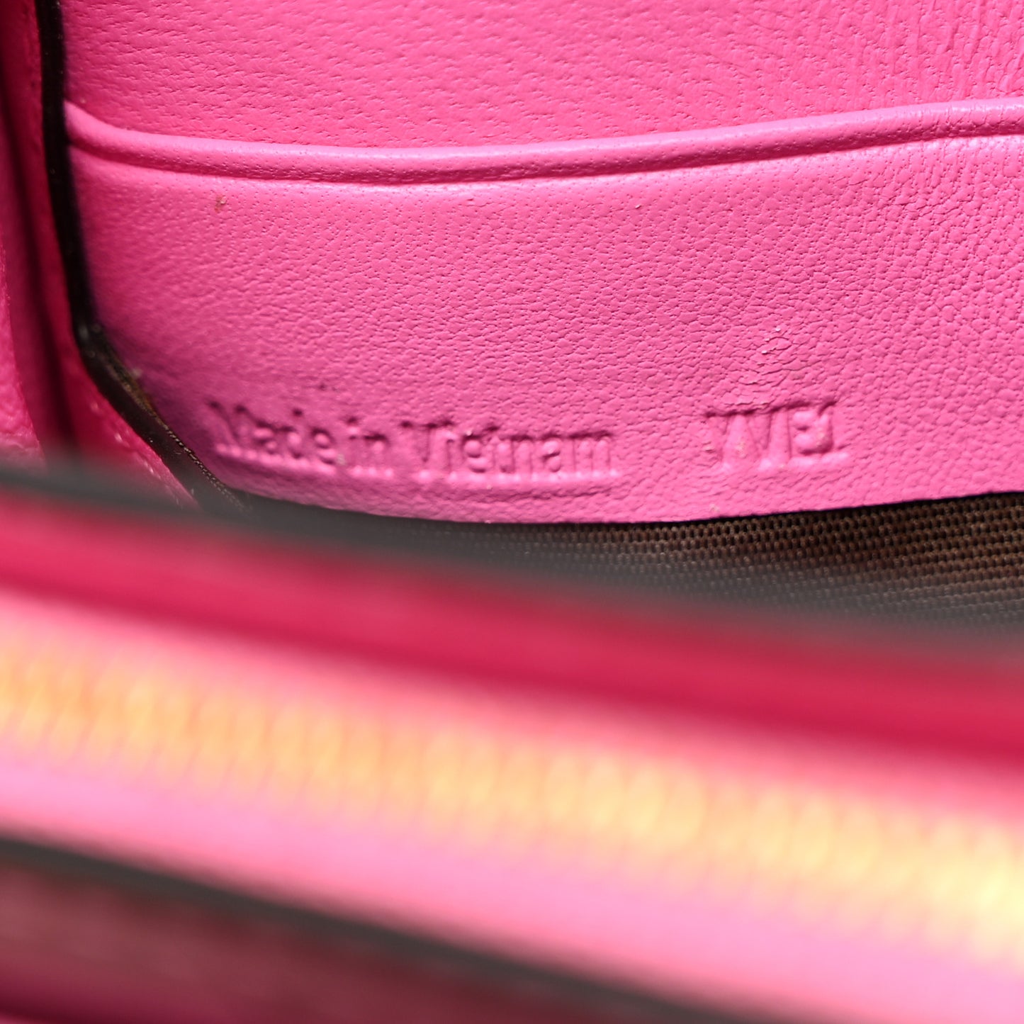 Crocodile Embossed Calfskin Small French Continental Wallet Raspberry Pink