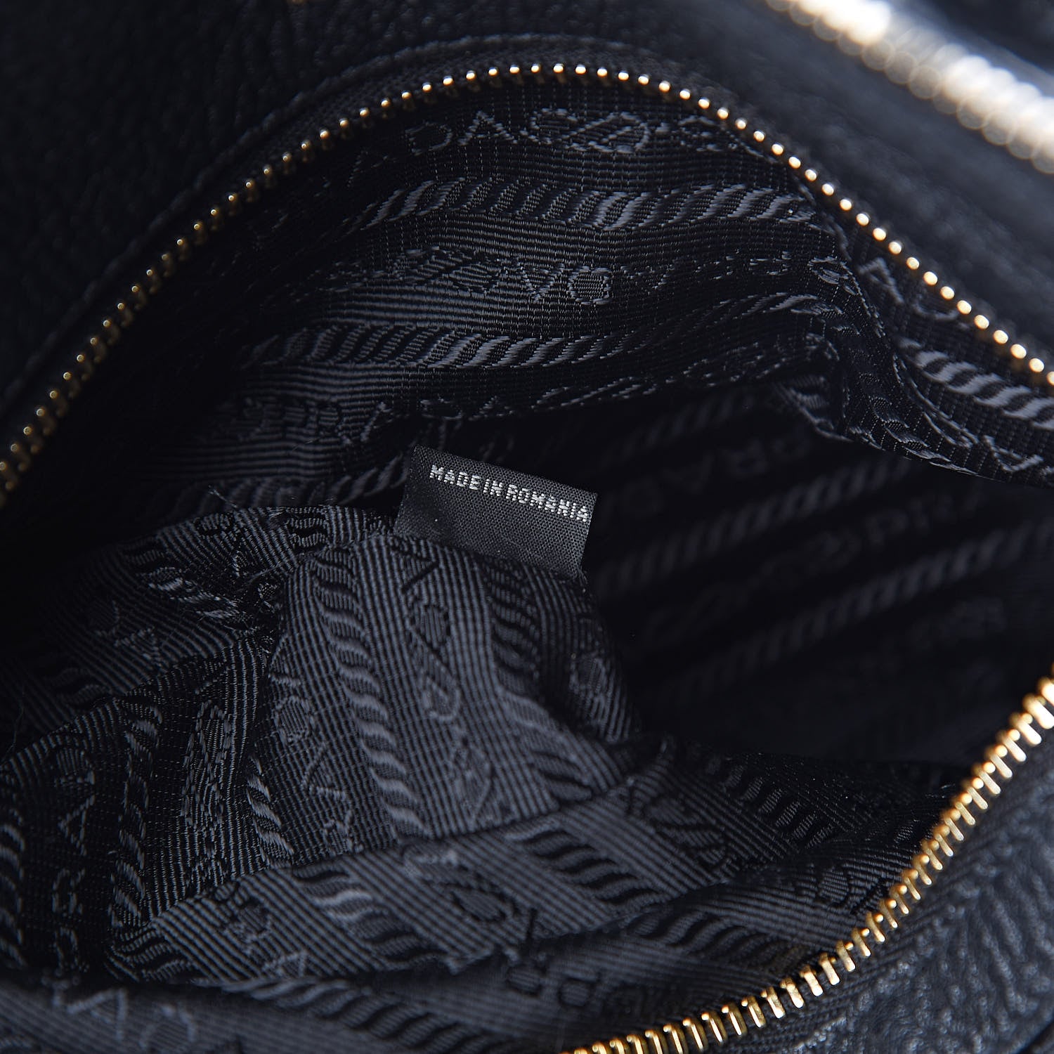 Prada Vitello Daino Tote Black 7 of 14