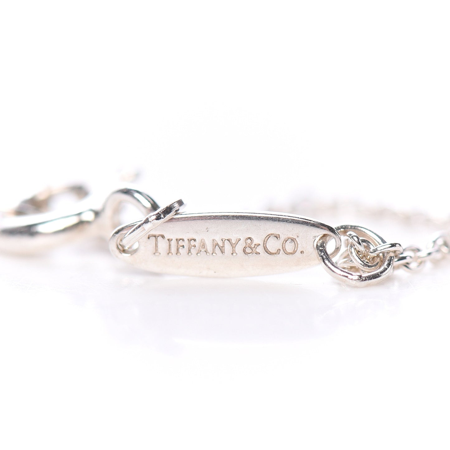 Sterling Silver Diamond Elsa Peretti Diamonds by the Yard Sprinkle Necklace 72"