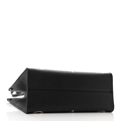 Louis Vuitton Empreinte Monogram Giant Onthego MM Black Beige 4 of 10