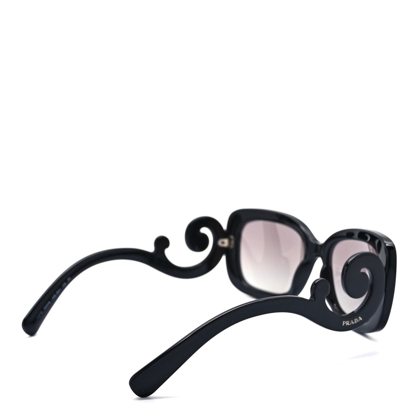 Acetate Baroque Sunglasses SPR 27O Black