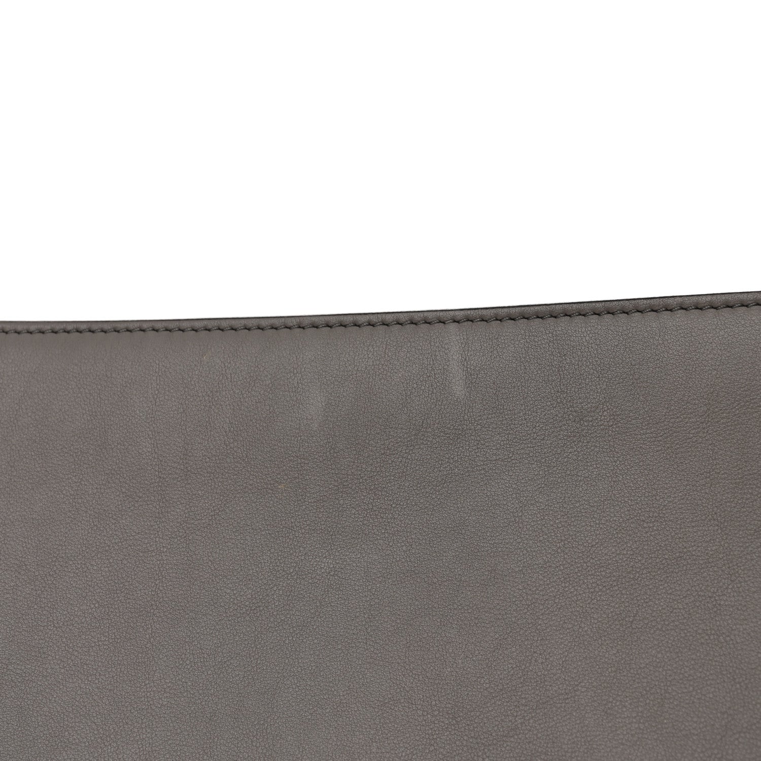 Celine Crocodile Embossed Calfskin Suede Large Trapeze Grey 11 of 17