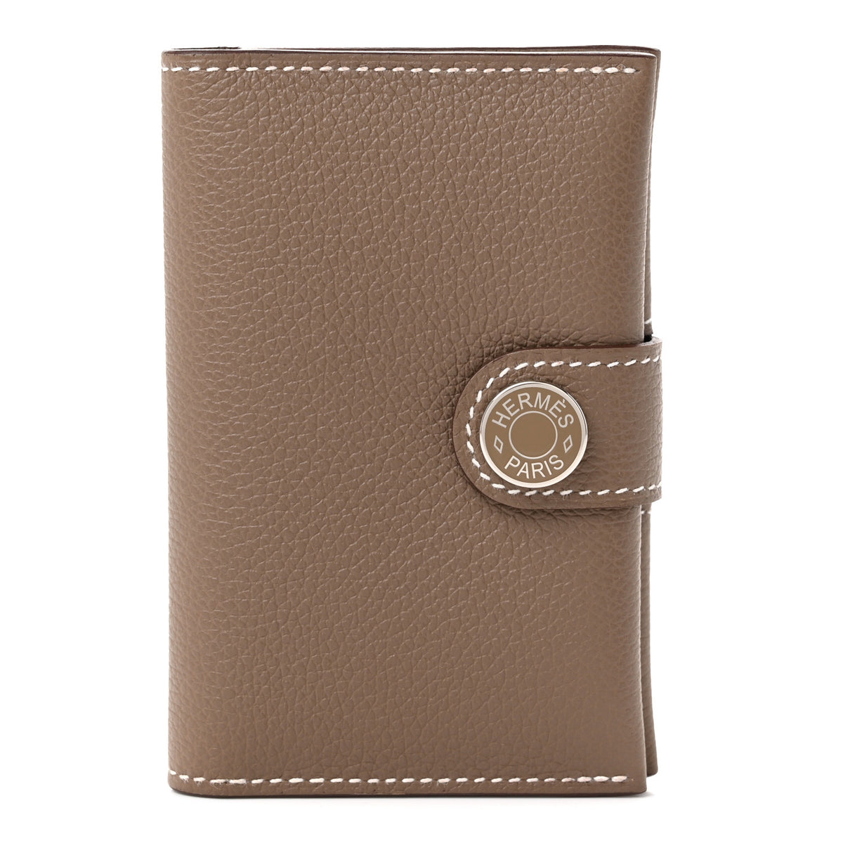 Hermes Evercolor RMS Card Holder Etoupe 1 of 7