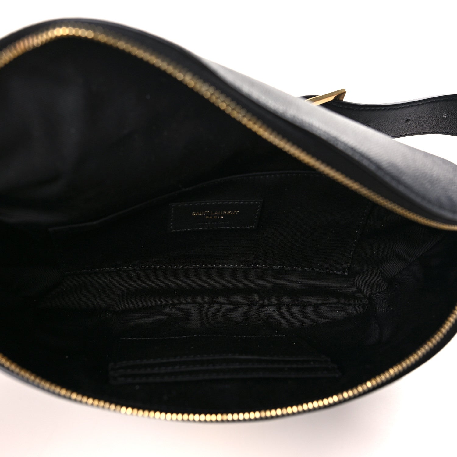 Saint Laurent Grain De Poudre Monogram Belt Bag Black 5 of 9