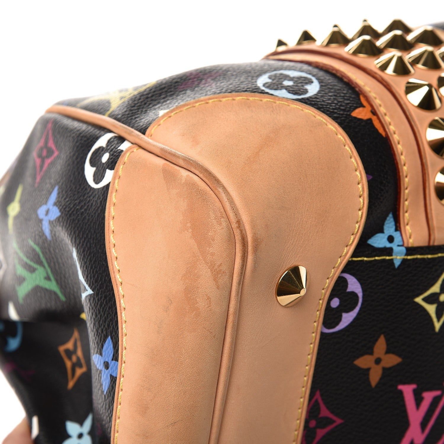 Louis Vuitton Monogram Multicolor Courtney MM Black 8 of 11