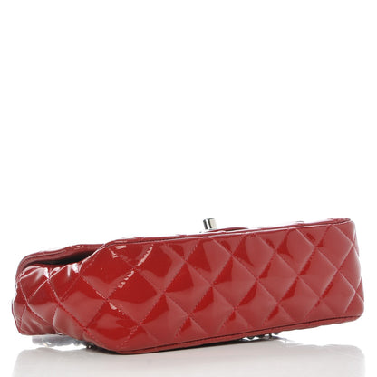 Chanel Patent Calfskin Quilted Mini Rectangular Flap Red 4 of 7