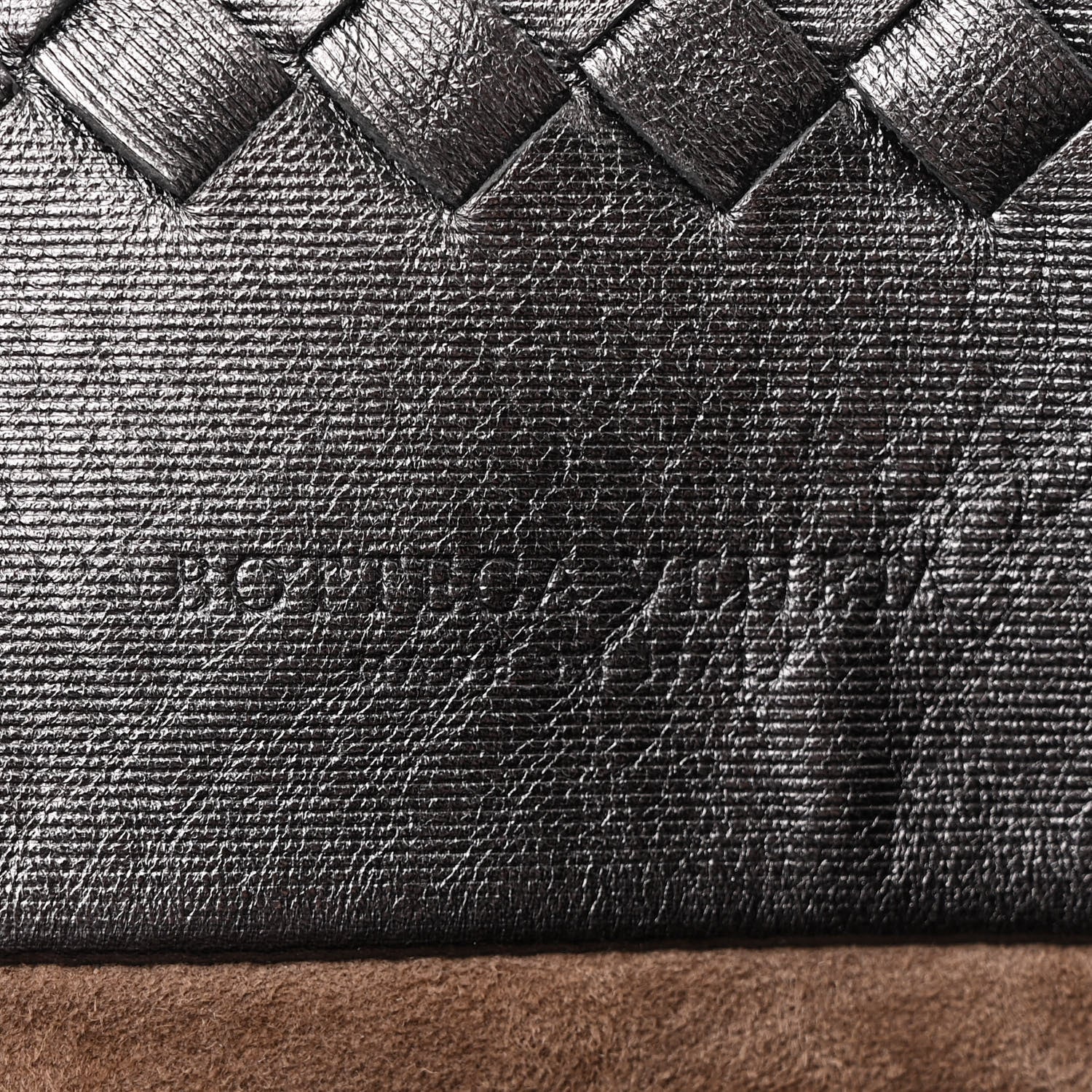 Bottega Veneta Metallic Nappa Intrecciato Small Cesta Tote Steel 6 of 12