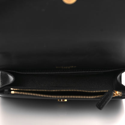 Saint Laurent Smooth Calfskin Monogram Kate Belt Bag Black 5 of 9