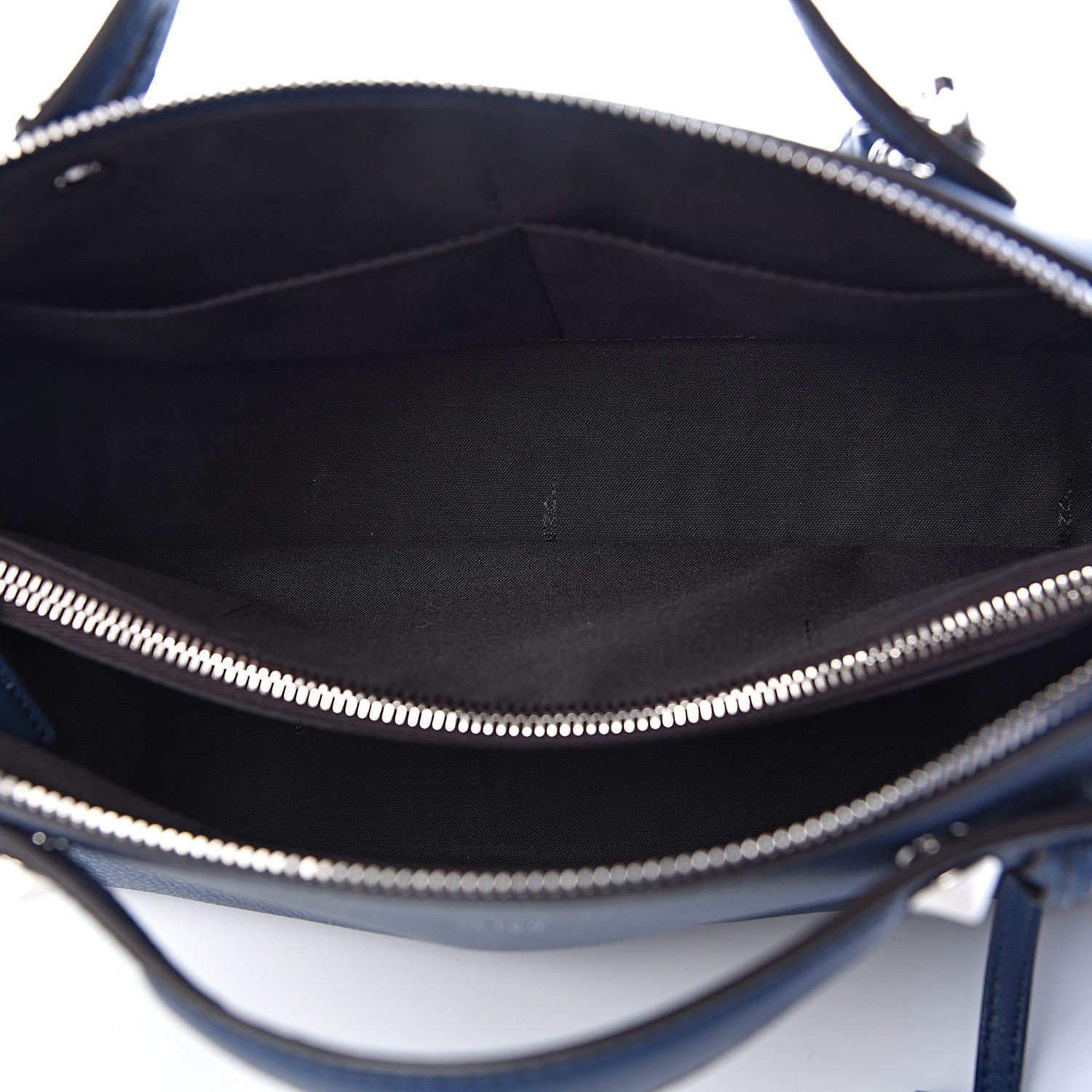 Fendi Vitello Dolce Chain Tail Medium By The Way Boston Bag Blue 5 of 14