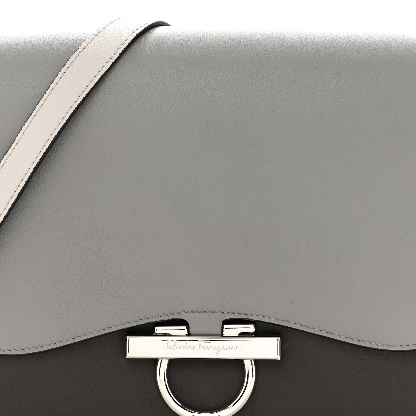 Calfskin Joanne Crossbody Flannel Fossil Grey