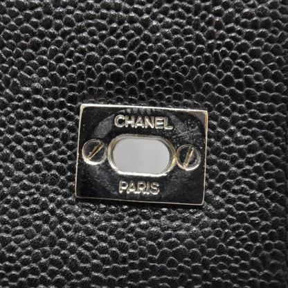 Chanel Caviar Flap Shoulder Bag Black SHW 7 of 10