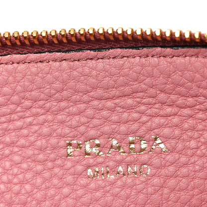 Prada Vitello Daino Top Handle Zip Tote Petalo 6 of 9