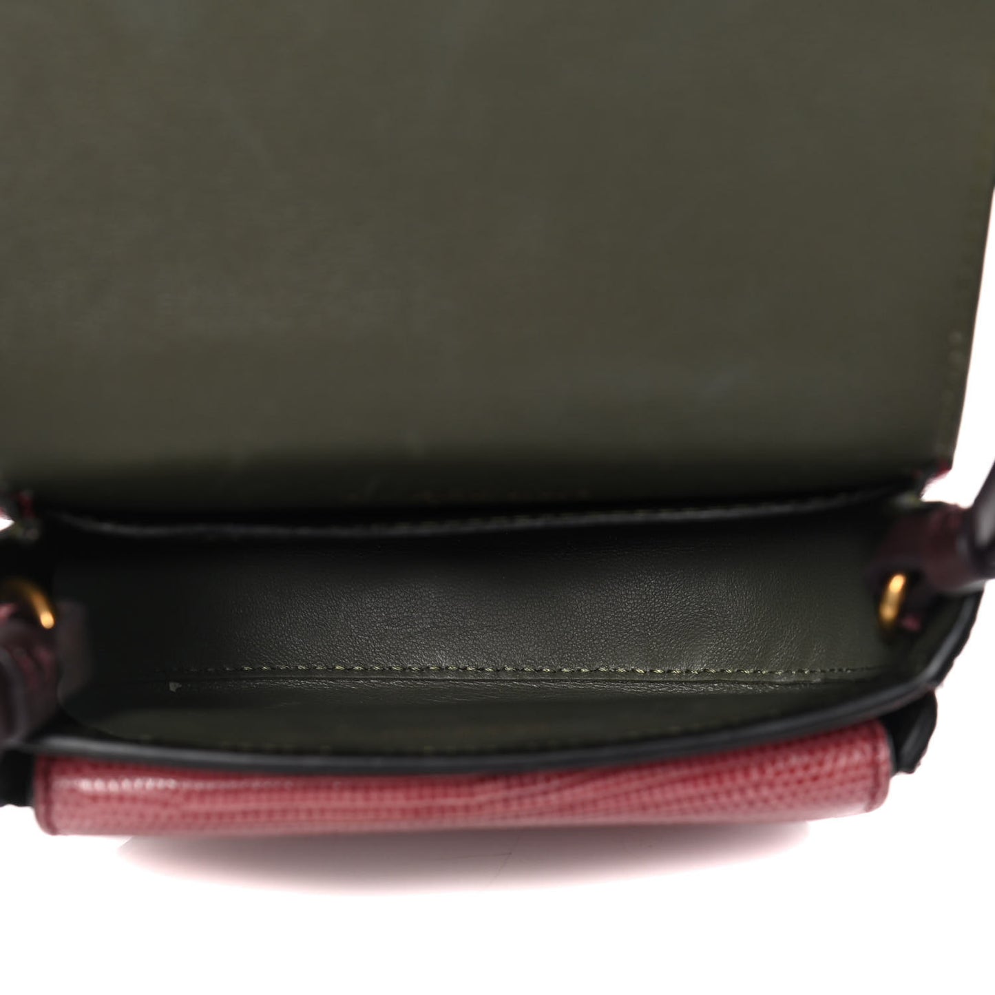 Lizard Square Satchel Pink