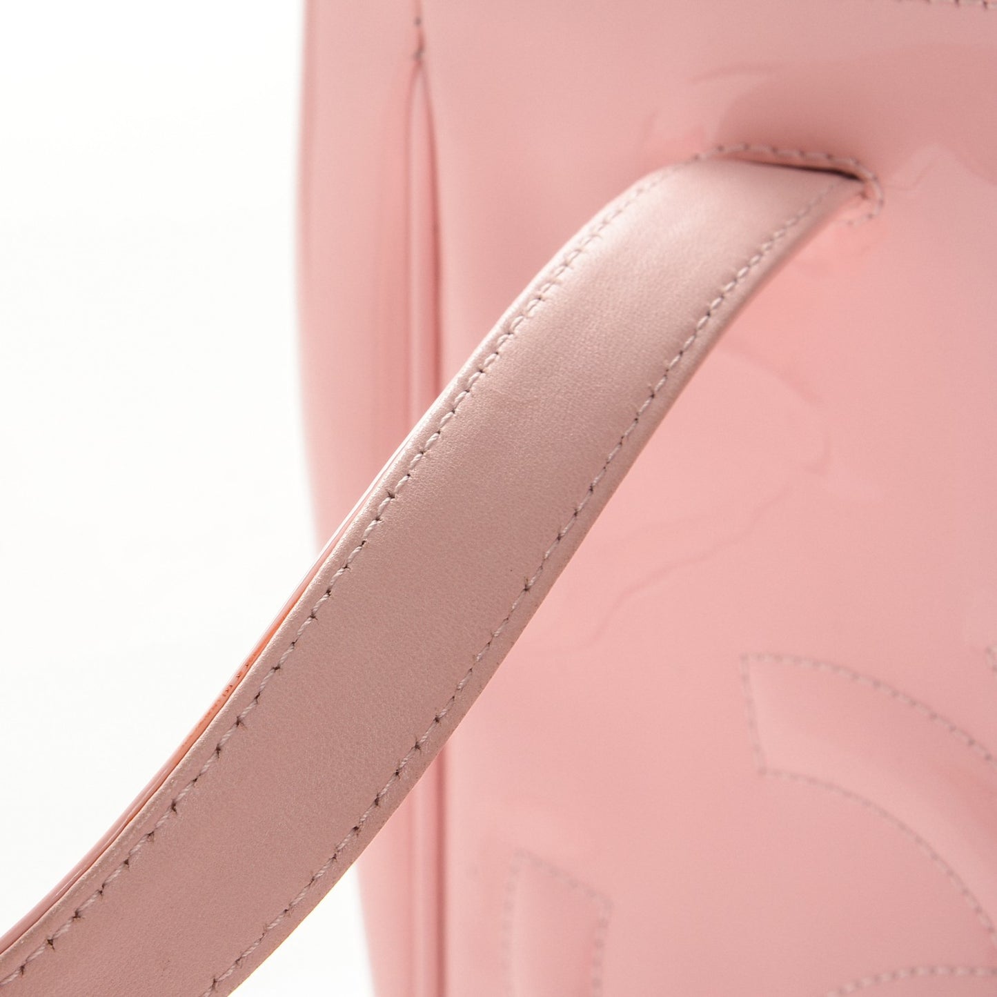 Patent CC Logo Tote Pink