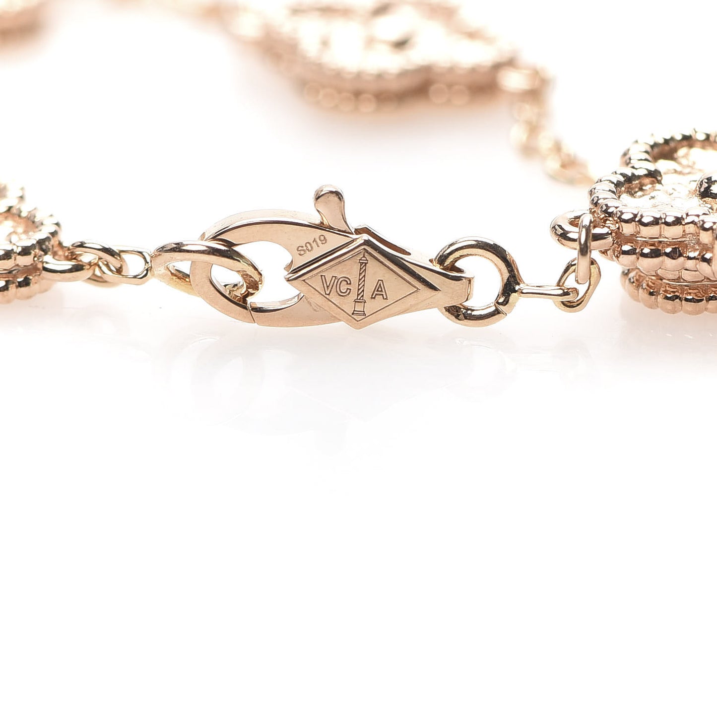 18K Rose Gold 6 Motifs Sweet Alhambra Bracelet