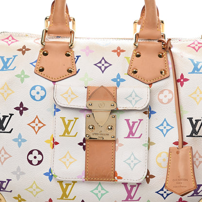 Louis Vuitton Monogram Multicolor Speedy 30 White 8 of 18