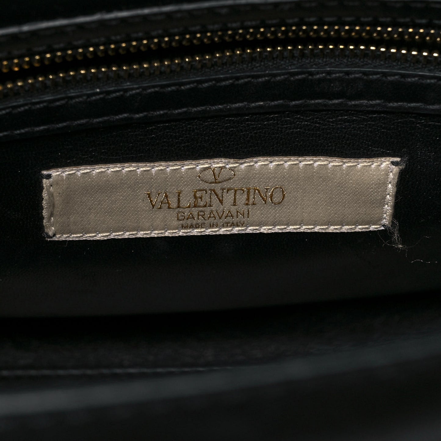 Calfskin Butterfly Embellished My Rockstud Frame Bag Black