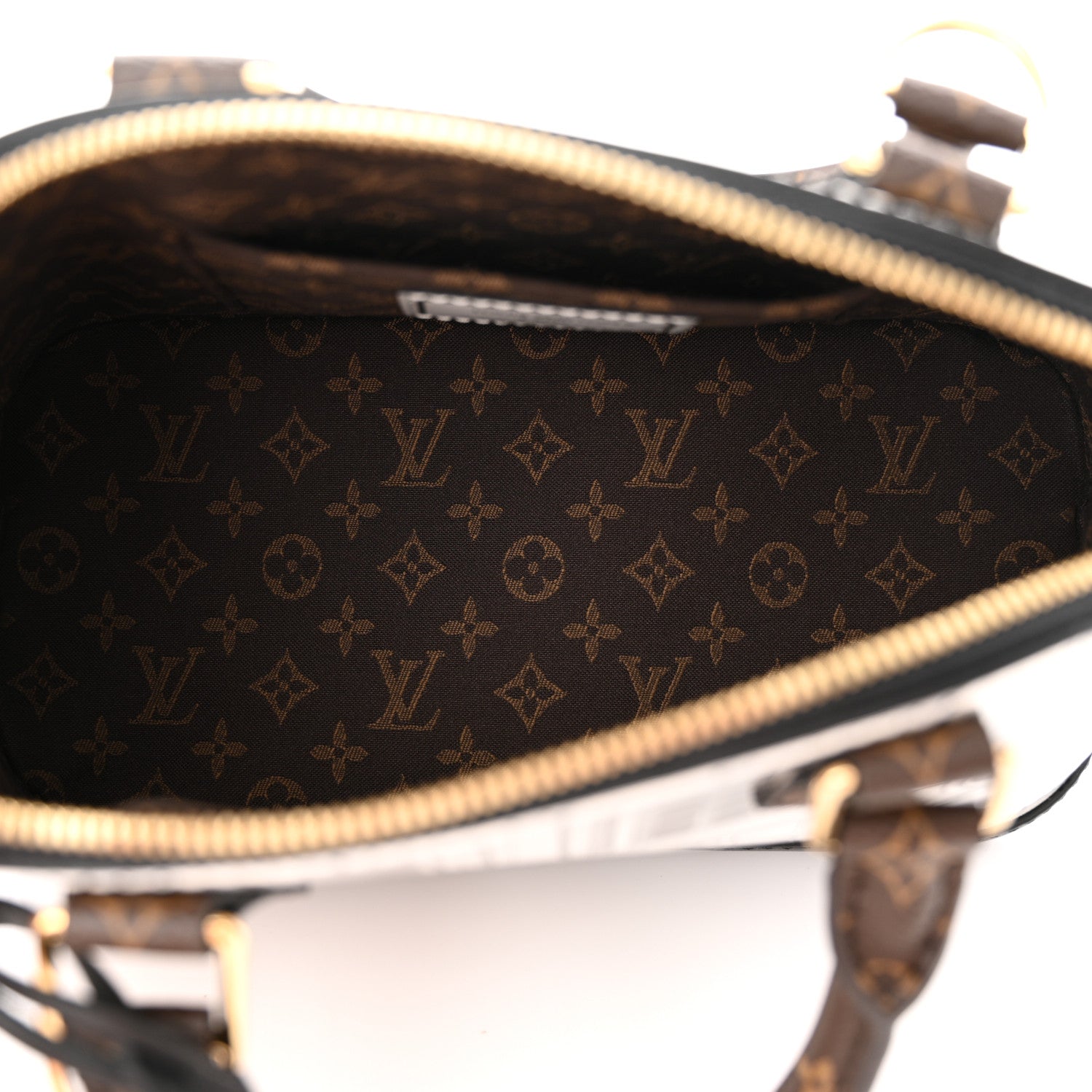 Louis Vuitton X FORNASETTI Calfskin Architettura Alma BB Black White 5 of 10
