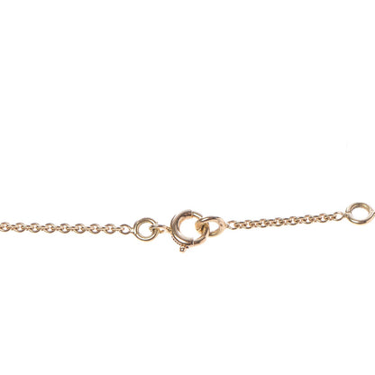 Hermes 18K Yellow Gold Diamond Constance Pendant Necklace 5 of 7