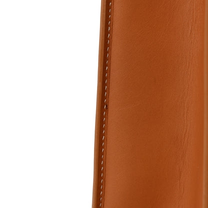 Celine Canvas Calfskin Logo Print Small Vertical Cabas Natural Tan 13 of 13