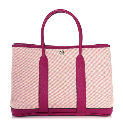 Hermes Twill D Negonda Garden Party 30 TPM Rose Pourpre 1 of 8