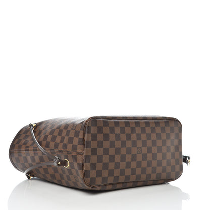 Louis Vuitton Damier Ebene Neo Neverfull MM Rose Ballerine 5 of 11