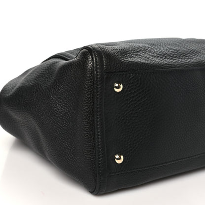 Gucci Pebbled Calfskin Medium Soho Shoulder Bag Black 9 of 10