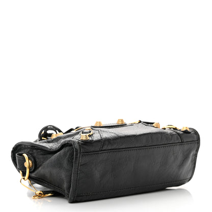 Balenciaga Agneau Giant 12 Gold Hardware Mini City Black 4 of 20