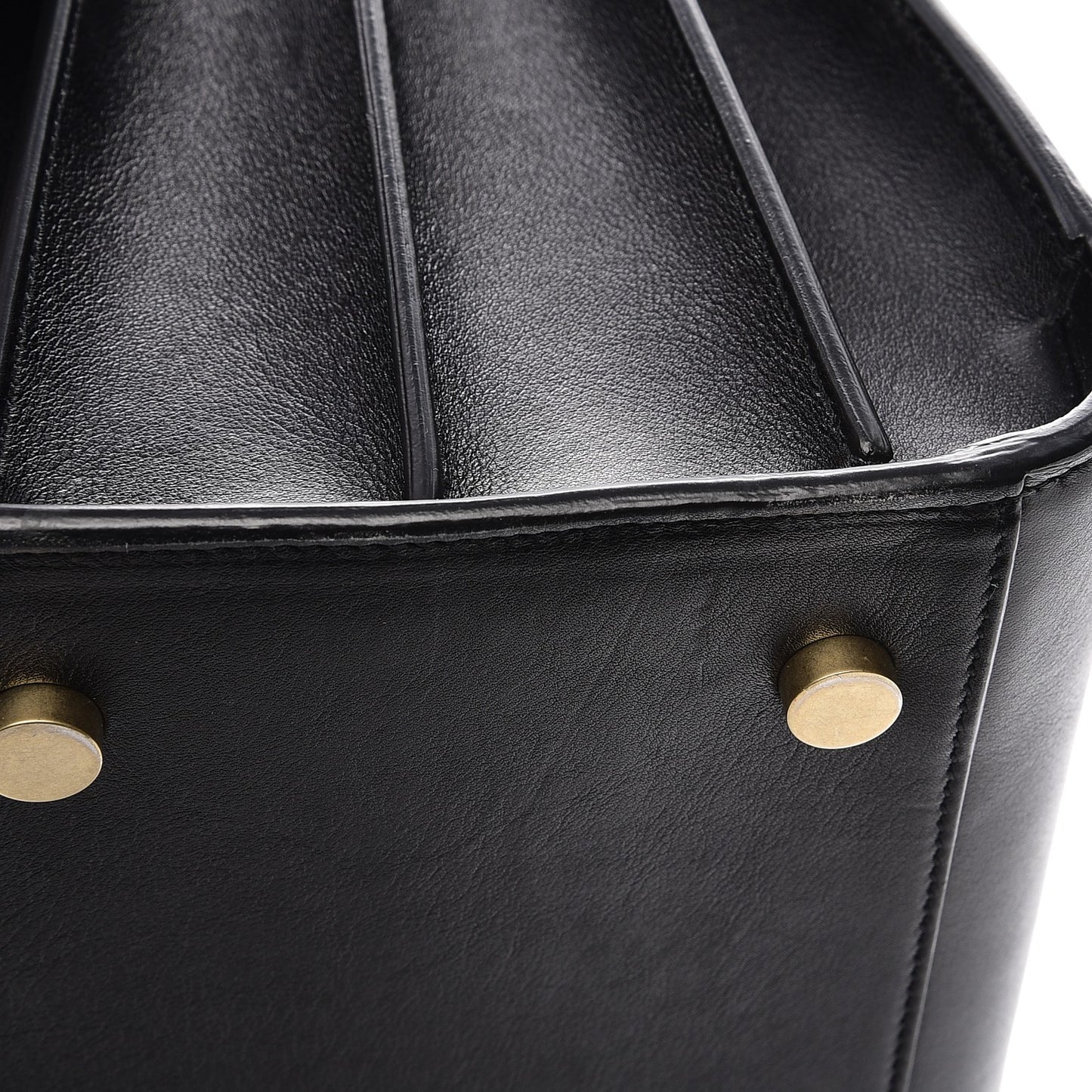 Calfskin Small Sac De Jour Black