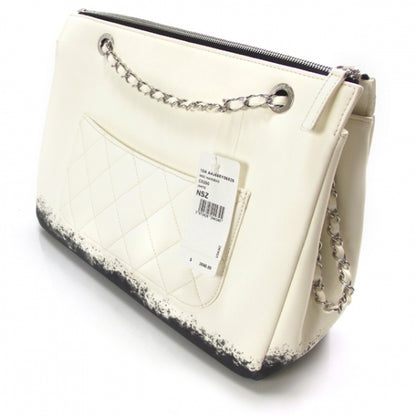 Chanel Lambskin Blizzard Zip Top Flap 5 of 13