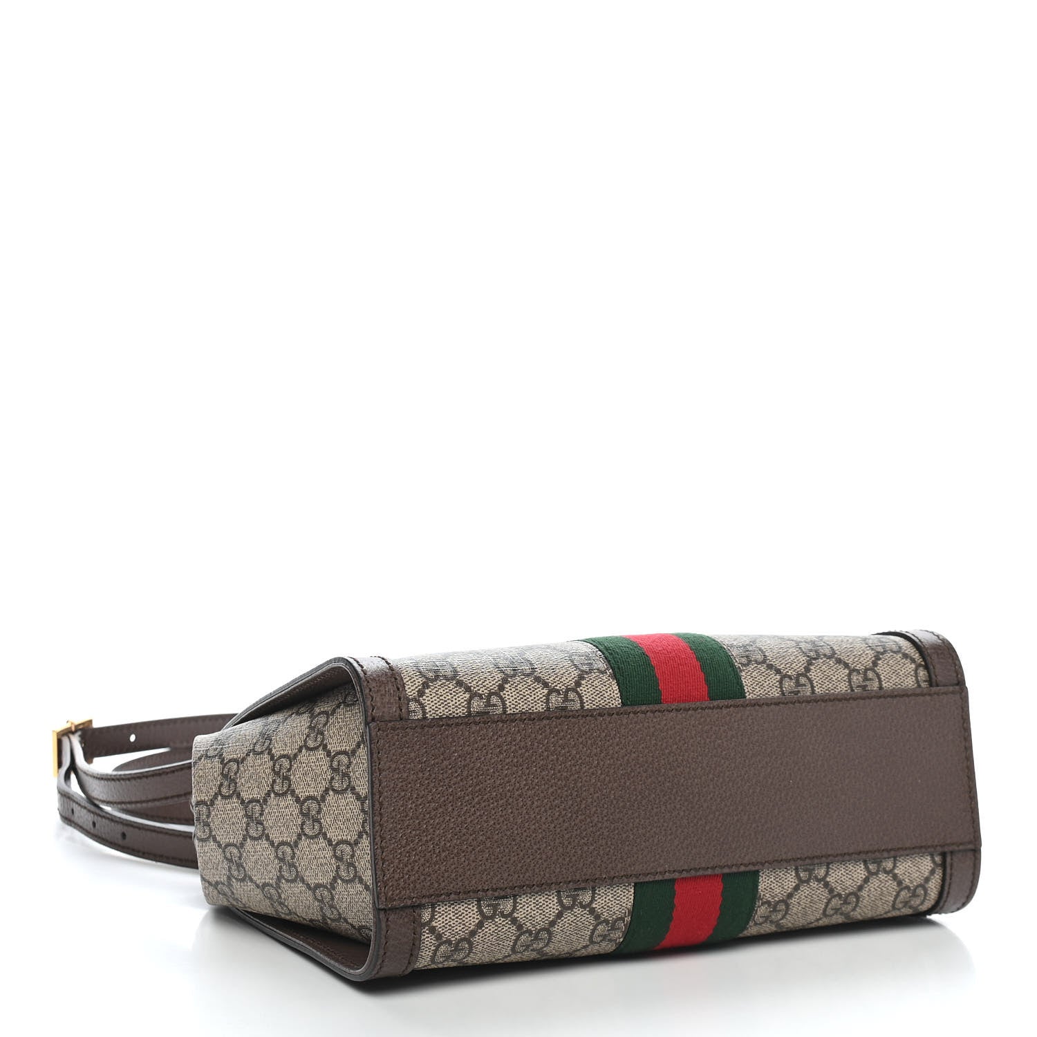 Gucci GG Supreme Monogram Small Ophidia Tote Bag Brown 4 of 10