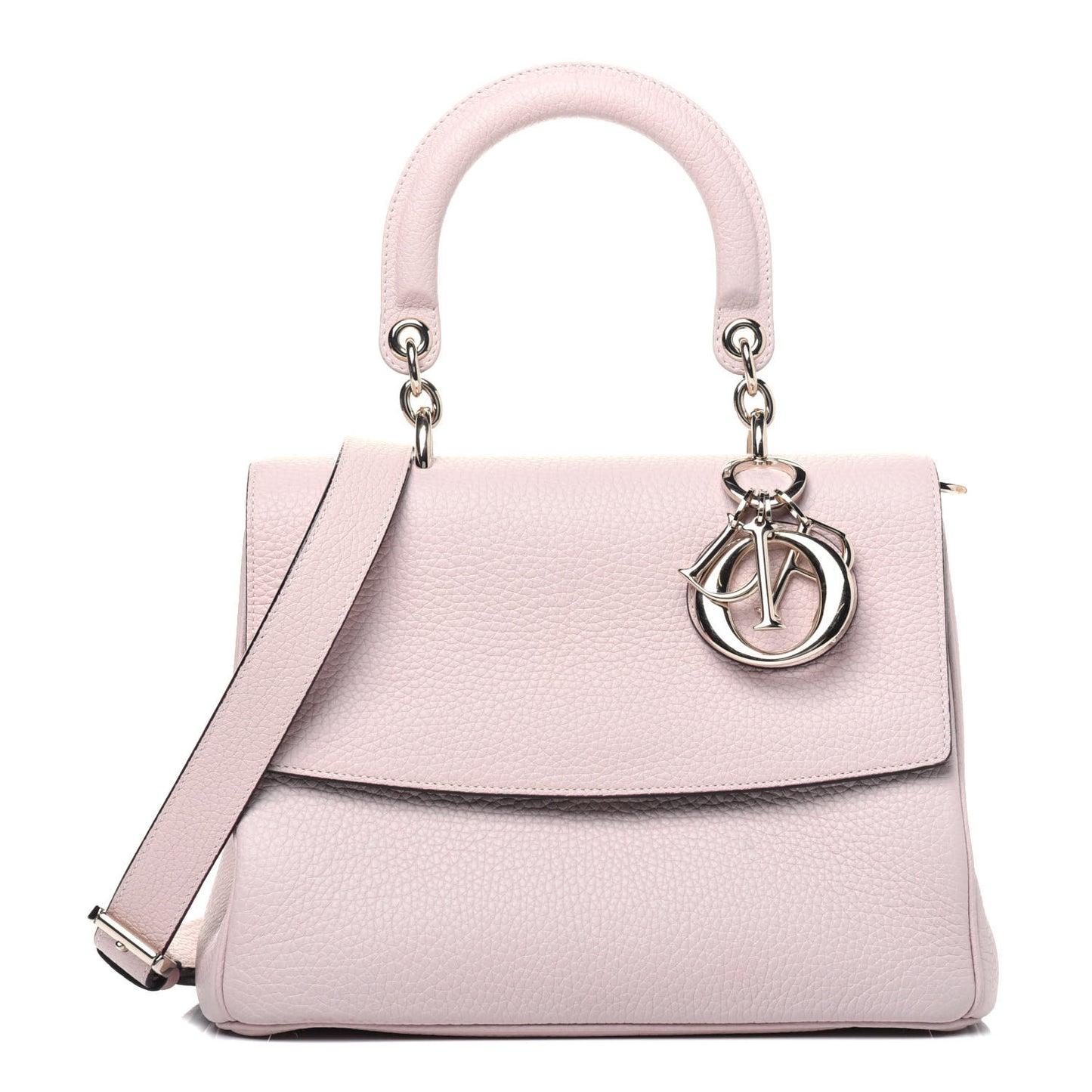 Bullcalf Mini Be Dior Flap Rose Poudre