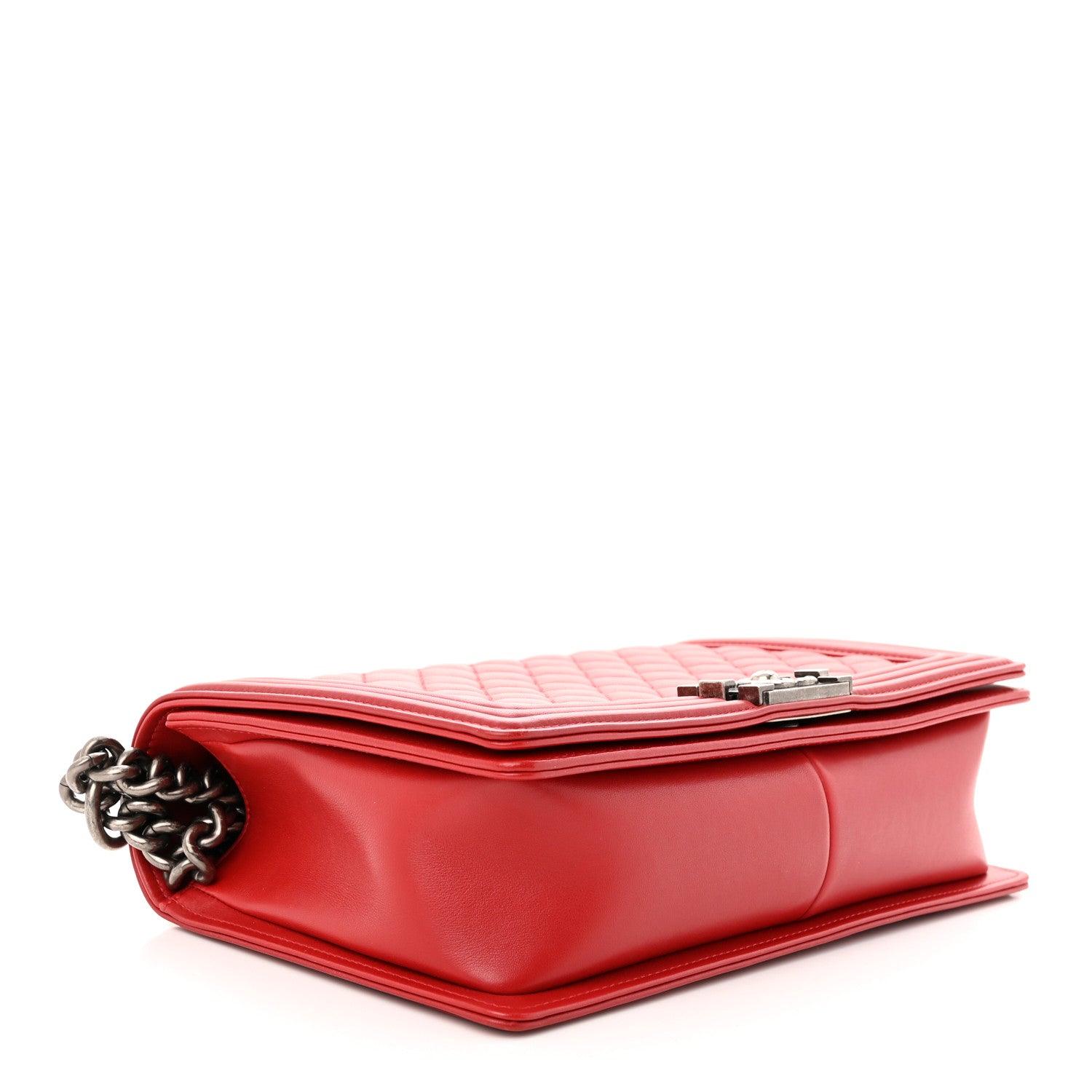 Chanel Calfskin Quilted New Medium Boy Flap Red 4 of 11