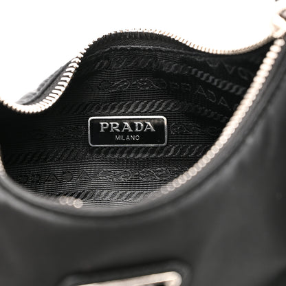 Prada Nylon Re-Edition 2005 Shoulder Bag Black 6 of 10