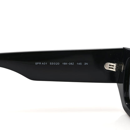 Prada Acetate Pillow Sunglasses SPR A01 Black 6 of 7