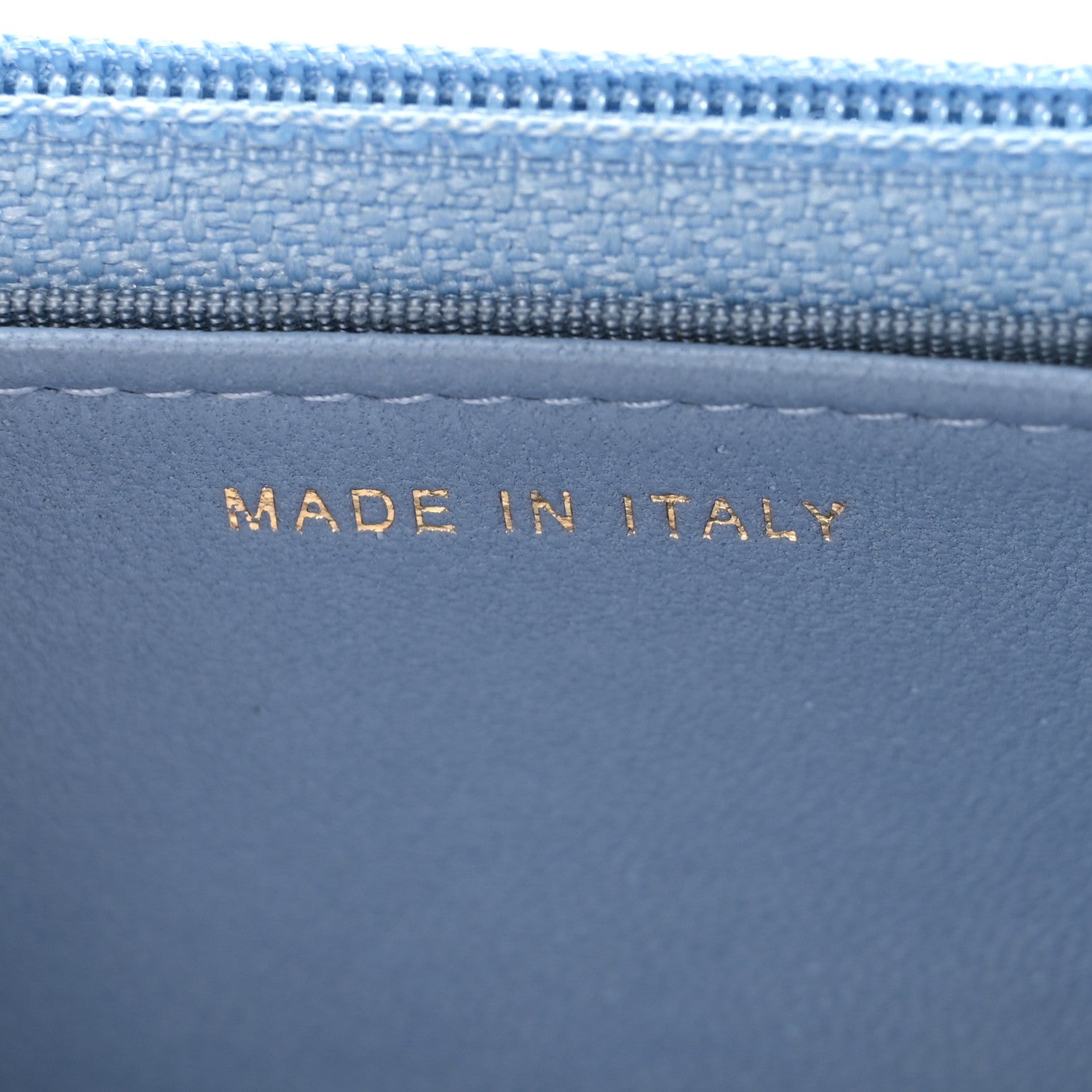 Chanel Denim Quilted Reissue Wallet On Chain WOC Blue 7 of 11