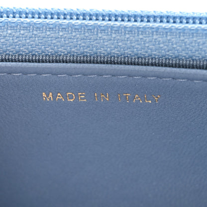 Chanel Denim Quilted Reissue Wallet On Chain WOC Blue 7 of 11