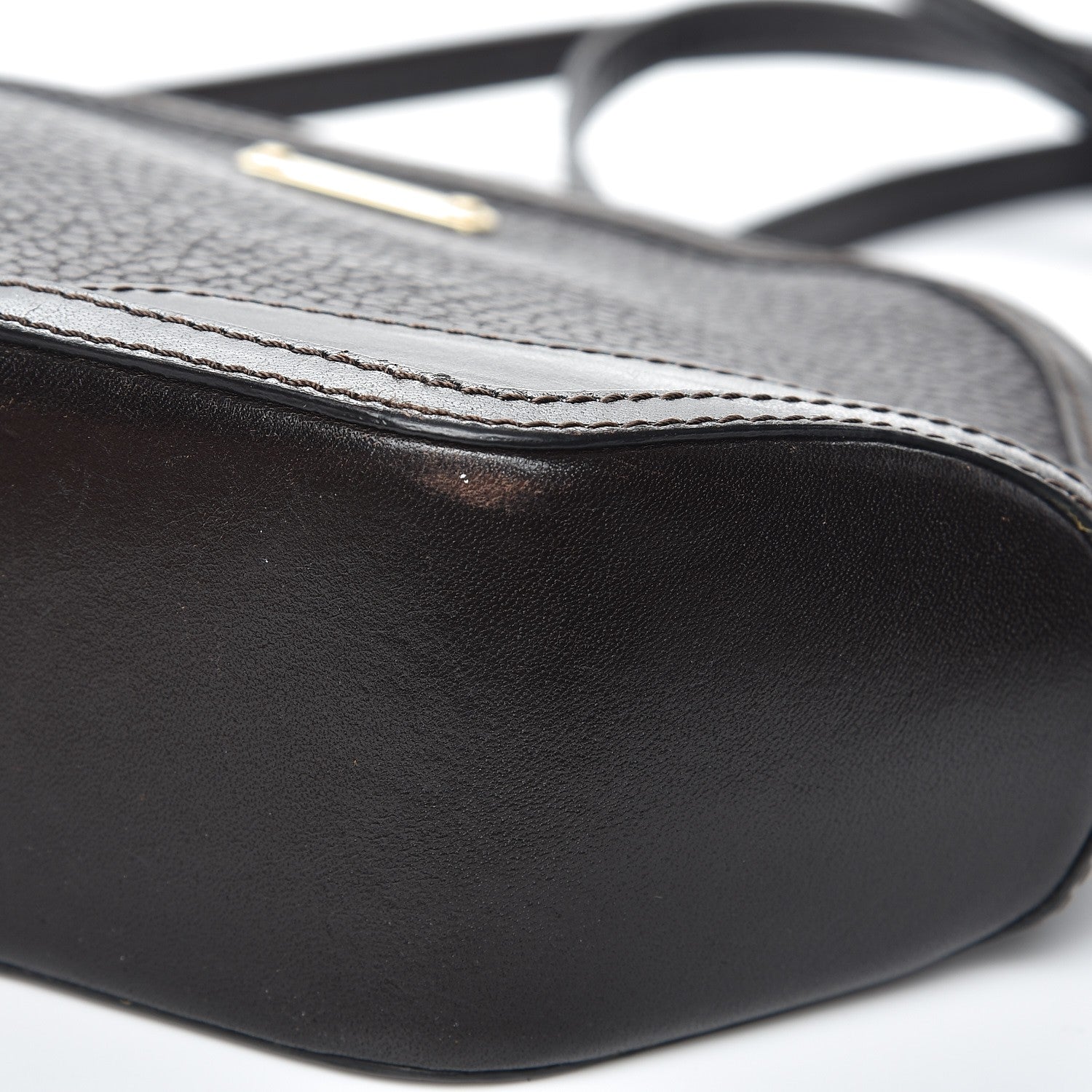 Burberry Grained Calfskin Mini Orchard Crossbody Dark Brown 9 of 11