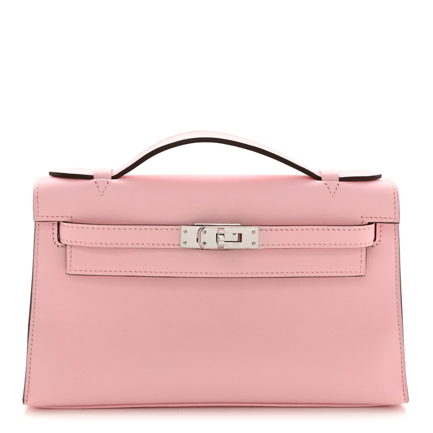 Hermes Swift Kelly Pochette Clutch Rose Sakura 1 of 11