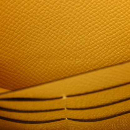 Hermes Epsom Constance Long Wallet To Go Wallet Jaune de Naples 7 of 10