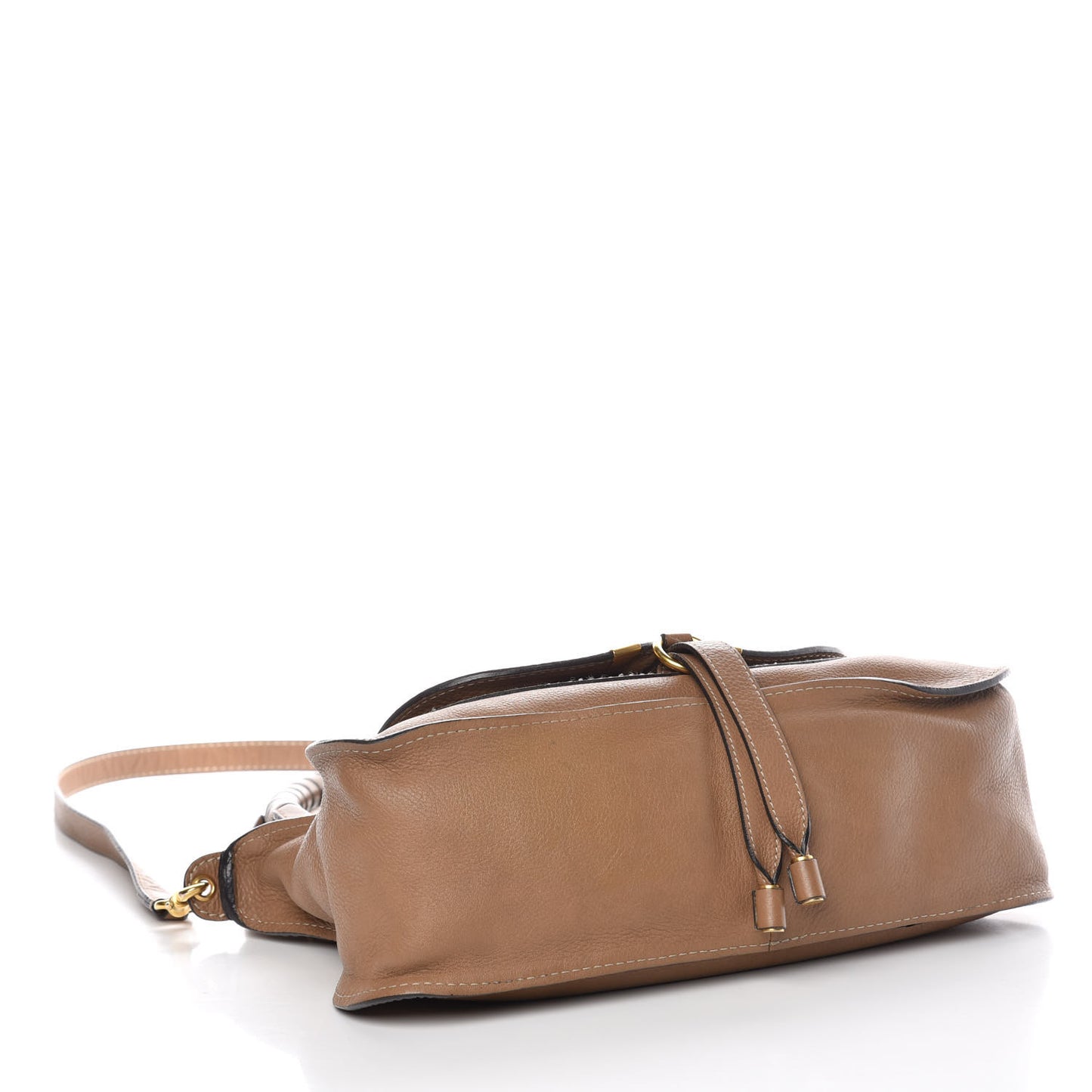 Calfskin Medium Marcie Satchel Nut