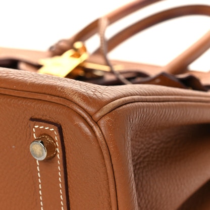 Hermes Togo Birkin 30 Gold 9 of 18