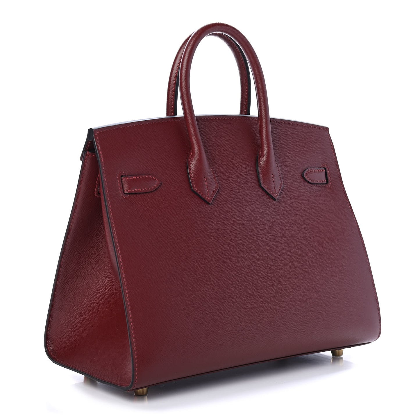 Madame Calfskin Birkin Sellier 25 Rouge H