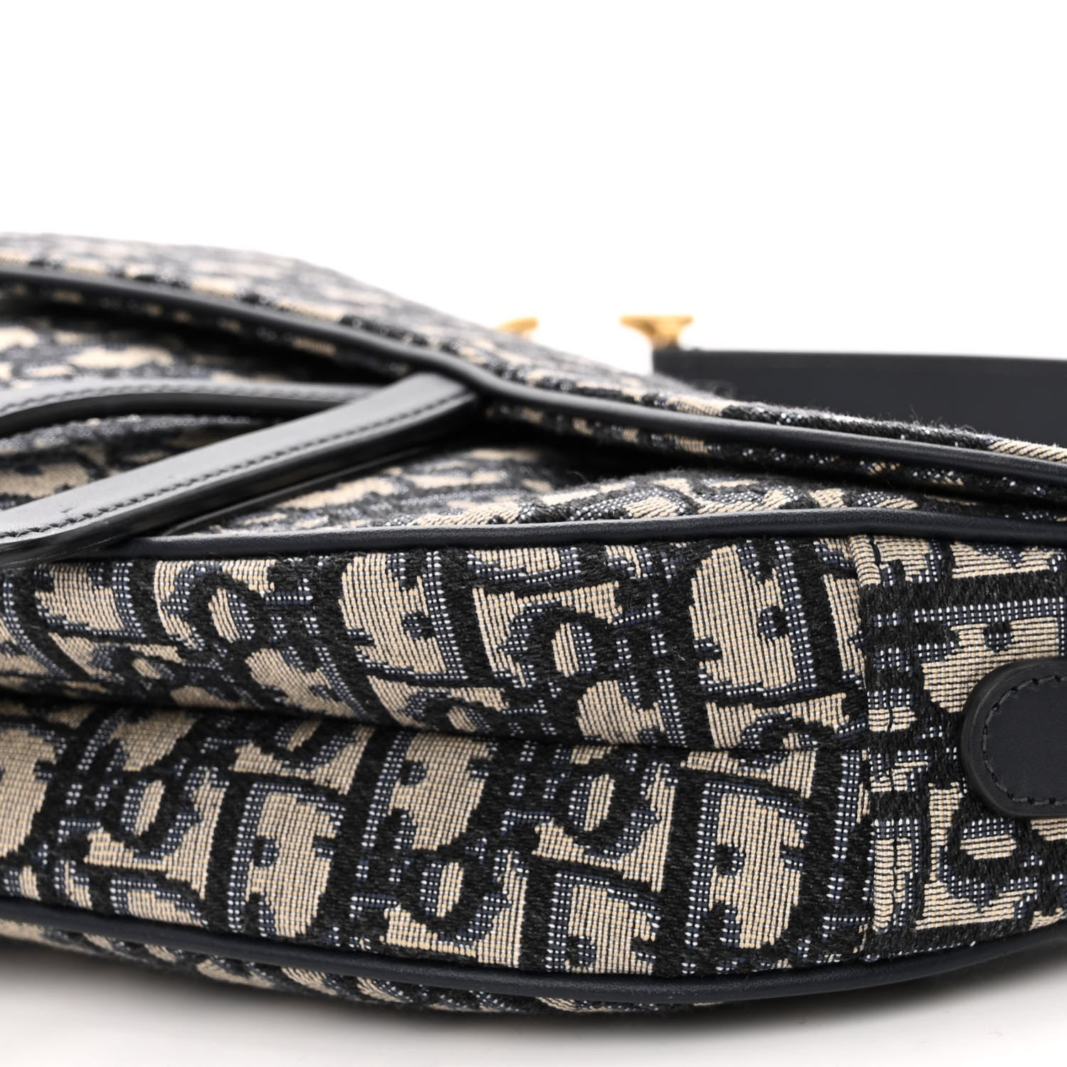 Christian Dior Oblique Saddle Bag Blue 9 of 9
