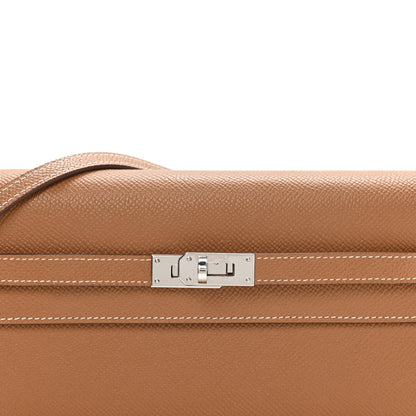 Hermes Epsom Kelly Wallet To Go Gold 7 of 10