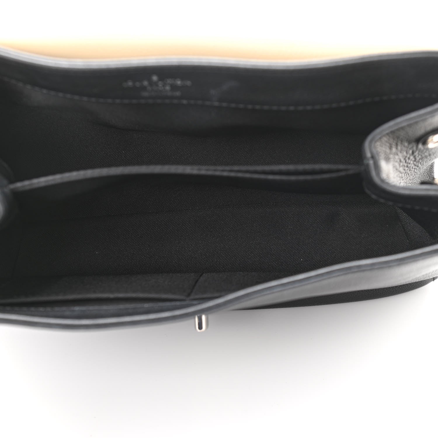 Louis Vuitton Soft Calfskin Lockme II Top Handle Vanille Black 5 of 16