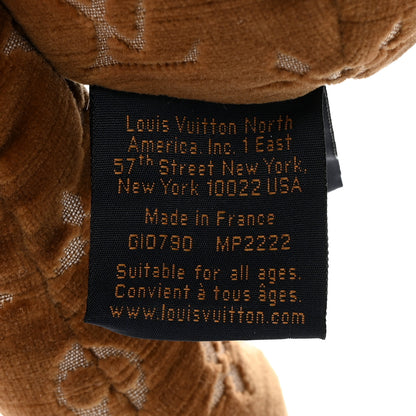 Louis Vuitton Velvet Calfskin Monogram DouDou Teddy Bear Natural 7 of 7