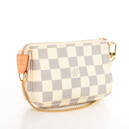 Louis Vuitton Damier Azur Mini Pochette Accessories 3 of 7